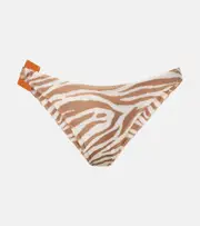 [Same] Same '90s zebra-print bikini bottoms AU 12 brown