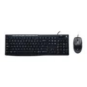 Logitech MK200 Media Corded Keyboard and Mouse Combo [920-002693]