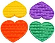 Push Pop Pop Bubble Sensory Fidget Toy-4 Pack Pop Fidget It Toy-Autism Special N