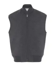 Double Face Wool Gilet IT40,IT42,IT38 Black
