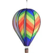 26" HOT AIR BALLOON-Traditional Rainbow Design-Wind Spinner by Premier Designs