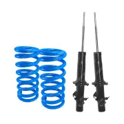 2 Front STD Gabriel Ultra Strut Shocks + Lovells Springs for Honda Accord CB7 CD