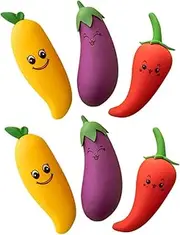 Operitacx Portable Vegetable Erasers Set 6pcs Cartoon Erasers Bulk Drawing Accessories