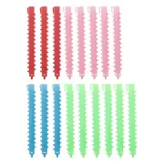Screw Hair Rollers for Women 6.5"x0.79" Assorted Color 17pcs