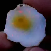 20.80Ct Natural AAA+ Ethiopian "Play-Of-Color" Fire Opal Rough Pleasant Gemstone