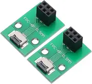 uxcell 2pcs FFC FPC Connector Board 5 Pins 0.5mm Socket to 2.54mm Double Row Female Header Strip Adapter, PCB Converter Board for LCD TVs/Digital Cameras/Laptops