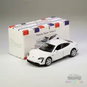1/64 Porsche Taycan Turbo S Model Car Diecast Toy Vehicle Collection Gift White
