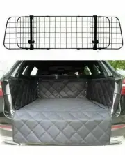 FITS JEEP COMPASS - Quilted HD Car Boot Liner Guard With Dog Mesh Guard