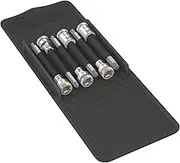 Wera 8767 3/8-Inch Drive Torx Bit Socket with Holding Function 6-Pieces Set