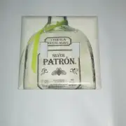 CLASSIC VINTAGE STYLE PATRONE SILVER TEQUILA 2 HOLE LIGHT SWITCH COVER A