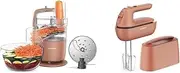 QuickMix Go HMP40000RD, Portable Hand Mixer and Kenwood MultiPro Go FDP22.​130RD, Food Processor bundle
