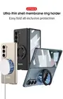 For Samsung Galaxy Z Fold 6 5 4 3 Case with Kickstand & Front Screen Protector