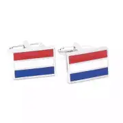 Cufflinks - Dutch Flag Netherlands English