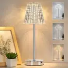 Acrylic Wireless Table Lamp Wireless LED Desk Lamp for Bedroom Living Room Decor