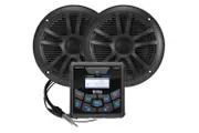 Boss Audio MCKGB450B.6 Mechless Marine Receiver + Speakers Package