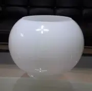 Replacement Jar Glass Globe for Primus 992 Lamp / Milky White
