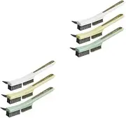 Ipetboom 2sets Effortless Cleaning Stove Brush Wire Bristles for Oven Gas Grill Grill Brush for Kitchen Countertop Stove Gap Brush 3pcs*2