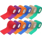 Self Adhesive Cohesive Wrap Bandage Pet Vet Wrap First Tapes - 12x