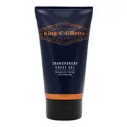 King C Gillette Transparent Shave Gel 150ml