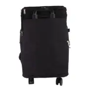 Black Double Compartment Pet Carrier Backpack Folding Cat Backpack Carrier