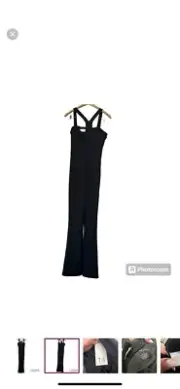 NWT T S by thrive societe jumpsuit With Built In Bra. Black. Size Medium.