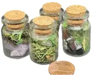 Whimsical Faerie Spell Jar - Crystals, Moss, & More