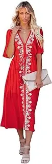 [RanRui] Women embroidery Plus Caftans Turkish Caftan Ethnic Print Plus Size Muslim Kaftans