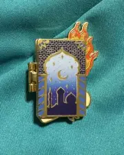 Owlcrate Exclusive We Hunt The Flame Treasured Tomes Hinged Enamel Pin