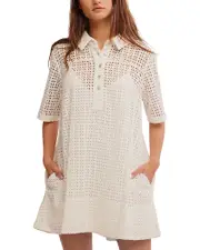 Free People Remino Eyelet Mini Dress