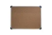 Quartet Penrite 45x60cm Corkboard Office Home Pin Board w Aluminium Frame Brown