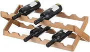 Williams Ware Bamboo 12 Bottle Wine Rack Folding