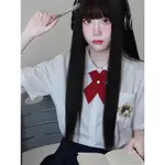 【JK制服】【熱賣款】原創刺繡JK襯衫短袖圓領基本款夏秋季女學生白襯衫長袖制服學院風