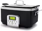 Elite 8 - in -1 Programmable 6QT Electric Slow Cooker, Dishwasher Safe Lid & Rem