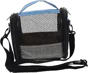 BAZEITFLOW Parrot Carrier Bag Breathable Bird Travel Carrier for Lightweight Design with Mesh Ventilation for Sightseeing Hiking and