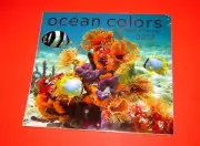 OCEAN COLORS FISH TURTLE STARFISH SEA AQUARIUM 2022 16 MONTH WALL CALENDAR 12x11