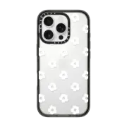 iPhone 16 Pro Impact Case Ditsy Daisies - White