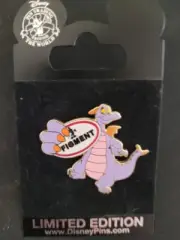 Old LE Disney pin Figment WDW Cast Member Pin Party Exclusive Holds Nametag