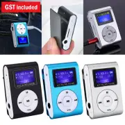 MP3 Player With Clip-on Mini Portable LCD Screen Support Micro SD TF Card Stereo