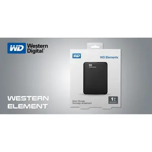 Wd Elements 1TB 2.5 USB 3.0 便攜式硬盤 -WDBUZG0010BBK- 正品