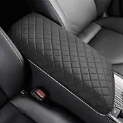 JOYTUTUS Center Console Cover Compatible with 2018-2024 Camry Armrest, PU Leather Middle Console Arm Rest Cover