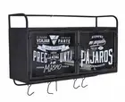 Metal Cabinet Industrial Wall Cabinet Wall Shelf Kitchen Cabinet & Towel Holder