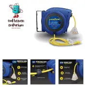 Extension Cord Reels 12AWG x 40 FT SJTOW Cable w/LED Light-Up Tap
