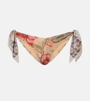 [Zimmermann] Zimmermann Coco bow-detail floral bikini bottoms AU 10 multicoloured