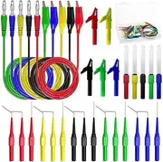 TENOL 31Pcs Back Probe Wire Piercing Probes Kit Multipurpose Sturdy Spare Parts for Homes, Industries 30V Back Probe Pins