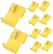 10pcs Automotive Splitter Cord Strain Relief Trailer Wiring Clips Quick Wire Connectors Speaker Wire Banana Plugs Low Voltage Wire Connectors Low Voltage Connectors Filter Lock