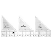 45 Degree Double Strip Quilting Template Ruler for Sewing, 18 Inch
