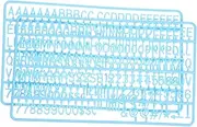 COMPUKAS 2 Sets Plastic Letters and Numbers for Felt Boards Reusable Bulletin Board Supplies Lightweight and Portable Alphabet Letters for DIY Projects and Creative Decorations