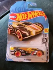 Hot Wheels 2019 Super Chromes 1/5 Electrack 73/250 FYG81-D9C0J Black-Gold