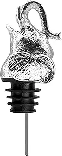 New Stainless Steel Elephant Wine Aerator Pourer, Red and White Wine Bottle Aerator Whiskey Wine Diffuser Aerator Silver Decanter Spout for Home Party Anniversary Birthday Decoration Supplies