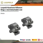 Leupold Aluminum Rifleman Rings 1 Inch Detachable Low W Matte #le56524
